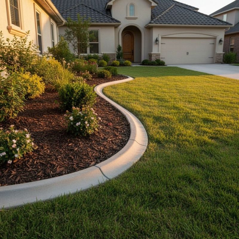 Garden Curbing Installation detail